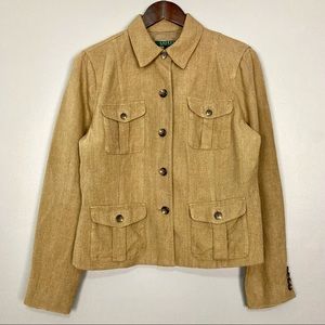 Lauren Ralph linen coat.